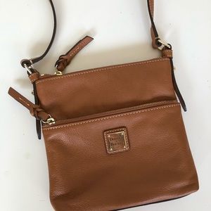 Dooney & Bourke Cross Body Brown Leather Purse